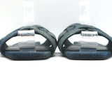 Saint Laurent Tribute Denim Slide Sandals Size 38 Flat Mules