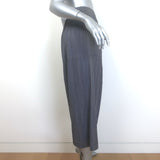 Pleats Please Issey Miyake Zip-Up Midi Skirt Gray Size 1