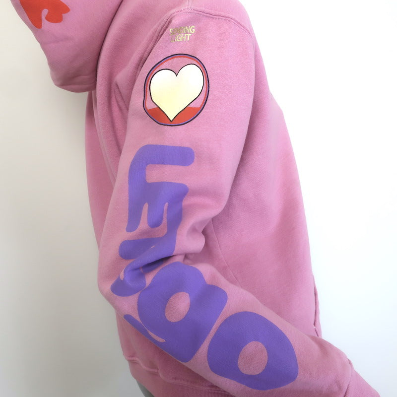 FREECITY x Natural History Museum Hoodie Sweatshirt Pink Size 2