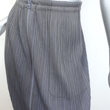 Pleats Please Issey Miyake Zip-Up Midi Skirt Gray Size 1