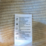 Vince Half Zip Ribbed Pullover Sweater Oatmeal Wool-Cashmere Size Small