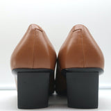 Roger Vivier Belle Vivier Kitten Heel Pumps Brown Leather Size 35.5