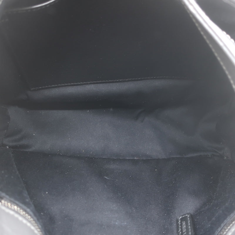 Saint Laurent Niki YSL Medium Flap Bag Storm Gray Crinkled Leather Crossbody