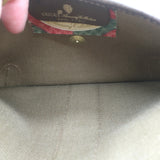 Vintage Gucci Sherry GG Monogram Canvas Web Pouch Beige Small Clutch