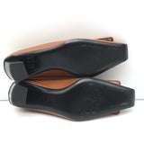 Roger Vivier Belle Vivier Kitten Heel Pumps Brown Leather Size 35.5