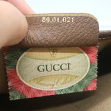 Vintage Gucci Sherry GG Monogram Canvas Web Pouch Beige Small Clutch