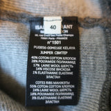 Isabel Marant Etoile Kelaya Puff Sleeve Sweater Gray Cotton-Blend Size 40