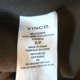 Vince Stretch Suede Leggings Dark Brown Size Small