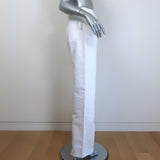 Bottega Veneta High Rise Straight Leg Jeans White Denim Size 40 NEW