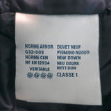 Moncler Blein Ruffled-Hem Down Puffer Jacket Dark Navy Size 3