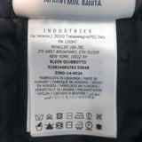 Moncler Blein Ruffled-Hem Down Puffer Jacket Dark Navy Size 3