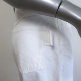 Bottega Veneta High Rise Straight Leg Jeans White Denim Size 40 NEW