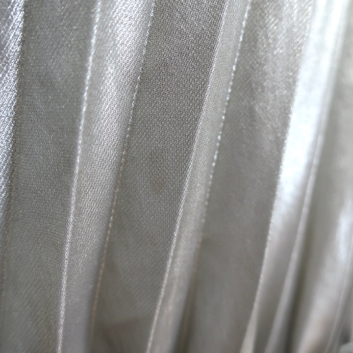 A.L.C. Renzo Pleated Metallic Halter Midi Dress Antique Gold Size 4