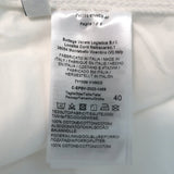 Bottega Veneta High Rise Straight Leg Jeans White Denim Size 40 NEW