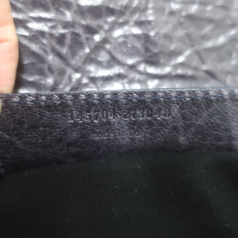 Balenciaga Open-Top Classic City Weekender Bag Dark Purple Agneau Leather