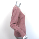 Veronica Beard Nelia Cashmere Sweater Pink Size Medium Crewneck Pullover