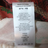 IRO Wobam Ruffled Asymmetric Mini Dress Salmon Metallic Snake Print Silk Size 34