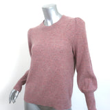 Veronica Beard Nelia Cashmere Sweater Pink Size Medium Crewneck Pullover
