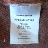 Veronica Beard Nelia Cashmere Sweater Pink Size Medium Crewneck Pullover