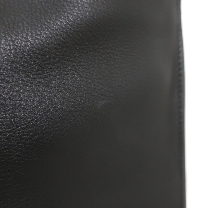 Balenciaga Papier A4 Zip-Around Tote Black Calfskin Leather Large Shoulder Bag