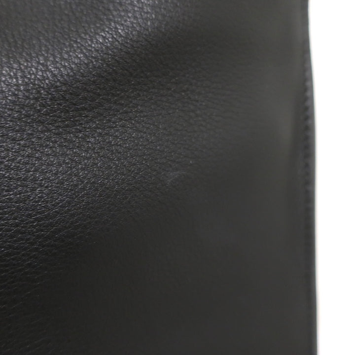 Balenciaga Papier A4 Zip-Around Tote Black Calfskin Leather Large Shoulder Bag