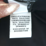 Diane von Furstenberg Fleurette Dolman Sleeve Mini Dress Black Chiffon Size 6