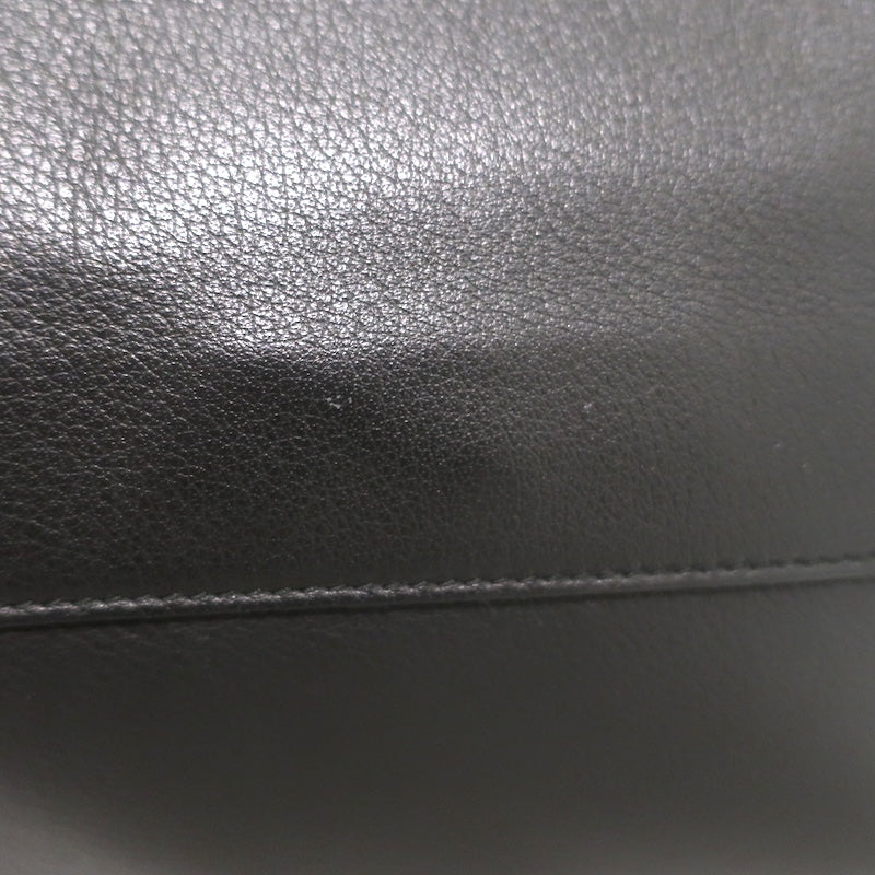 Balenciaga Papier A4 Zip-Around Tote Black Calfskin Leather Large Shoulder Bag