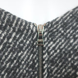 Dolce & Gabbana Tweed Mini Dress Black Wool-Angora Size 36 Cap Sleeve Sheath