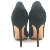 Manolo Blahnik BB 105 Pumps Black Suede Size 36 Pointed Toe Heels