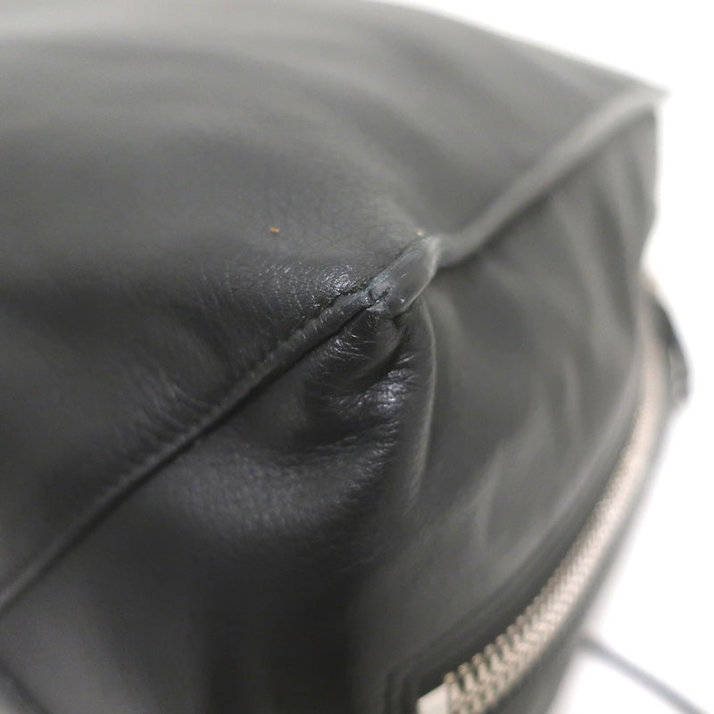 Balenciaga Papier A4 Zip-Around Tote Black Calfskin Leather Large Shoulder Bag