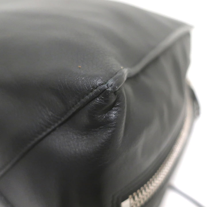 Balenciaga Papier A4 Zip-Around Tote Black Calfskin Leather Large Shoulder Bag