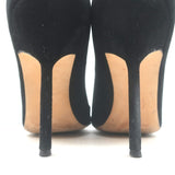 Manolo Blahnik BB 105 Pumps Black Suede Size 36 Pointed Toe Heels