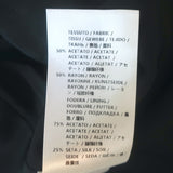 Alexander McQueen Peak Shoulder Blazer Black Crepe Size 42 One-Button Jacket