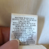 A.L.C. Kati Puff Sleeve Tee White Cotton Size Large