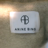 ANINE BING Denver Turtleneck Sweater Oatmeal Alpaca-Blend Size Medium