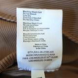 ANINE BING Ty Thong Bodysuit Brown Ribbed Knit Size Small NEW