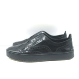 Rag & Bone Meli Laceless Brogue Sneakers Black Polished Leather Size 37