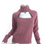 PAIGE Cherise Cutout Turtleneck Sweater Raspberry Mousse Size Small NEW