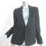 Saint Laurent Blazer Black Virgin Wool Size 40 One-Button Jacket