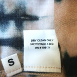 Ulla Johnson Midi Dress Selena Beige Tie Dye Cotton-Blend Size Small