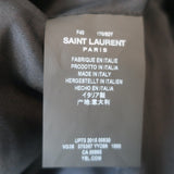 Saint Laurent Blazer Black Virgin Wool Size 40 One-Button Jacket