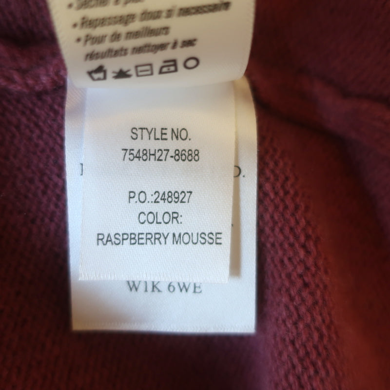 PAIGE Cherise Cutout Turtleneck Sweater Raspberry Mousse Size Small NEW