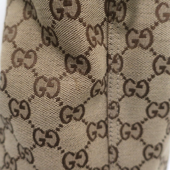 Gucci Giglio GG Monogram Canvas Web Large Hobo Bag Beige