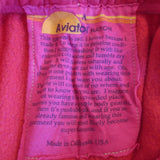 Aviator Nation Blaze 4 Sweatpants Fuchsia/Blue Size Medium