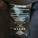 Jonathan Simkhai Soiele Faux Leather Mini Shirtdress Black Size 6