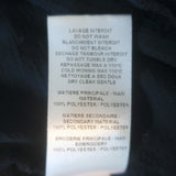 See by Chloe Swiss Dot-Embroidered Ruffled High Neck Blouse Navy Crepe Size 40