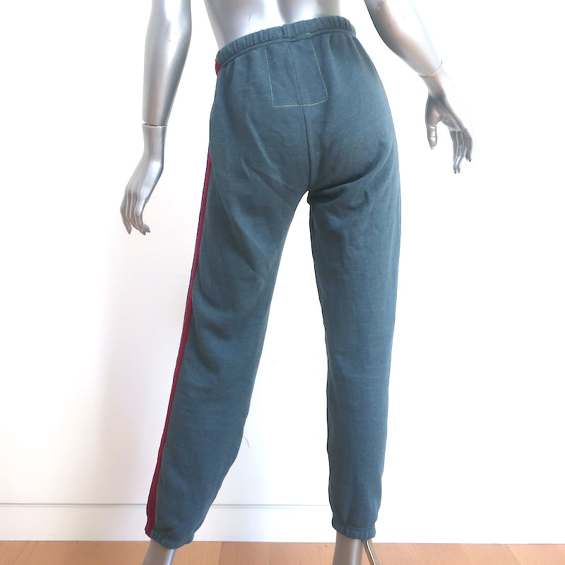 Aviator Nation 5 Stripe Sweatpants Blue Size Medium