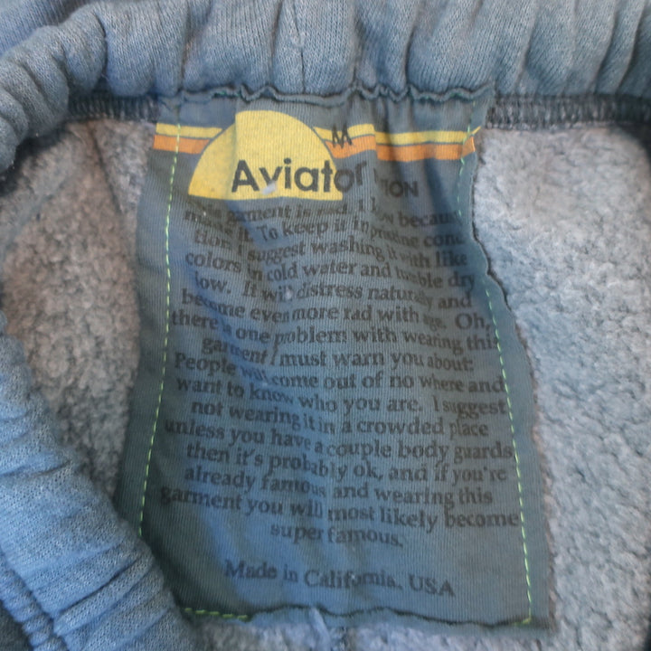 Aviator Nation 5 Stripe Sweatpants Blue Size Medium