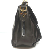 Proenza Schouler PS1 Medium Satchel Dark Brown Leather Crossbody Bag