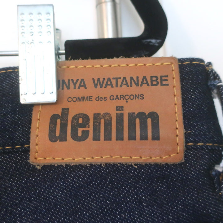 Junya Watanabe Comme des Garcons Patchwork Jeans Indigo Denim Size Large